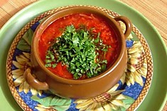Борщ с мясом